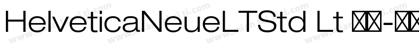 HelveticaNeueLTStd Lt 普通字体转换